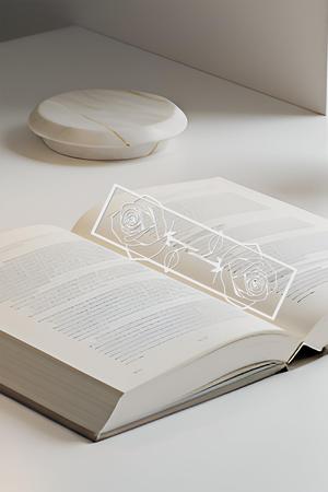 Rose Bookmark, Creative Bookmark, Gift Idea