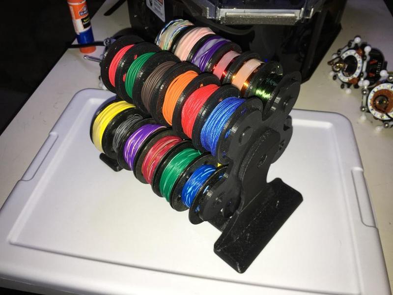 32 Spool Rotating Wire Organizer