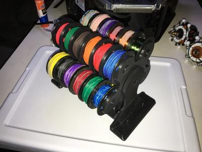 32 Spool Rotating Wire Organizer