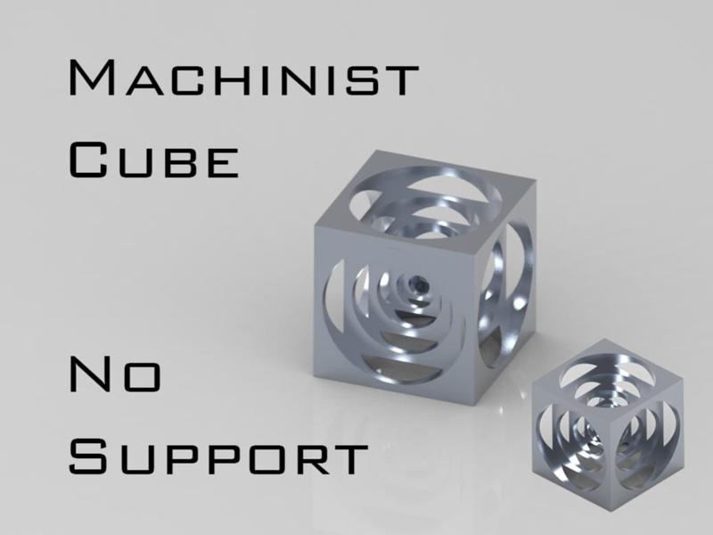 Machinist Infinity Cube - Self-supporting