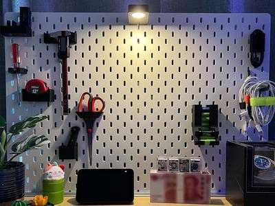 IKEA Skadis Kapplake Light Mount