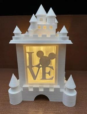 Disney Castle Holiday Tealight Lantern