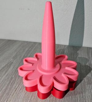 flower yarn spiner - wider and taller yarn spools