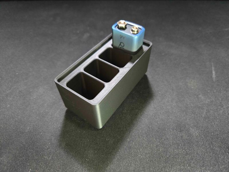 Gridfinity - Battery holder (9V type)