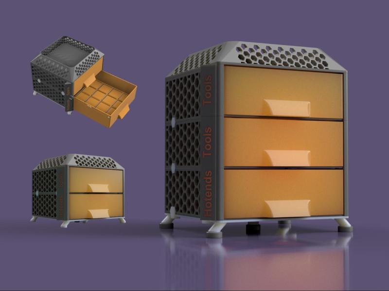 Gridfinity CST2 Custom Storage Tower 2 Individual