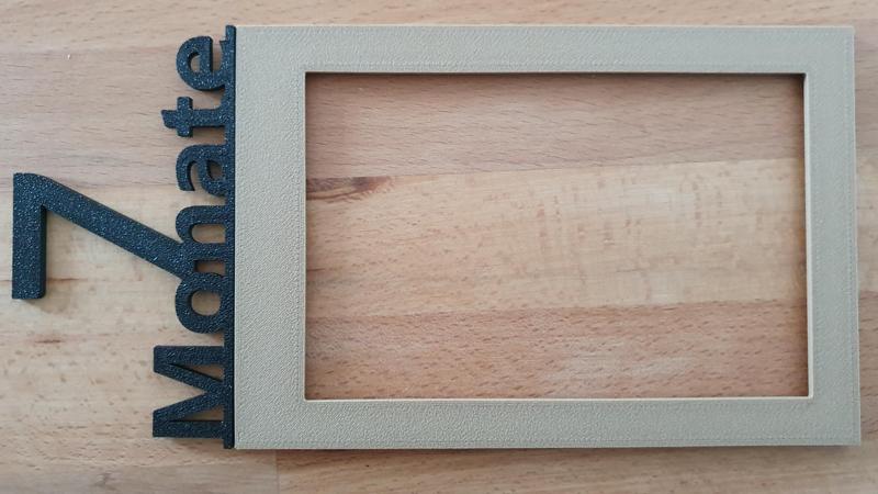 First Birthday Photo Frame Garland