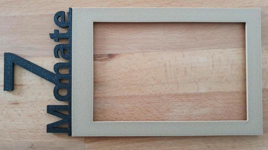 First Birthday Photo Frame Garland