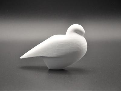 Minimalist Dove Statue