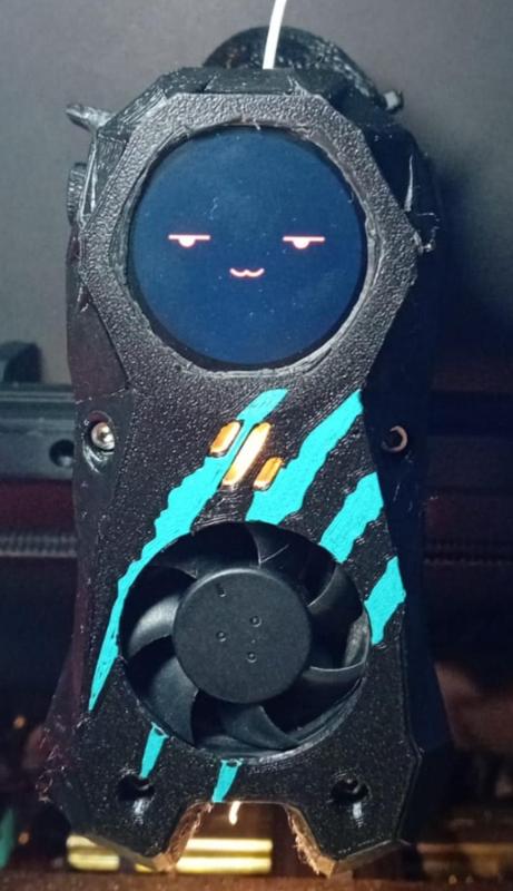 Stealthburner Cover for Knomi1 with Claw Marks