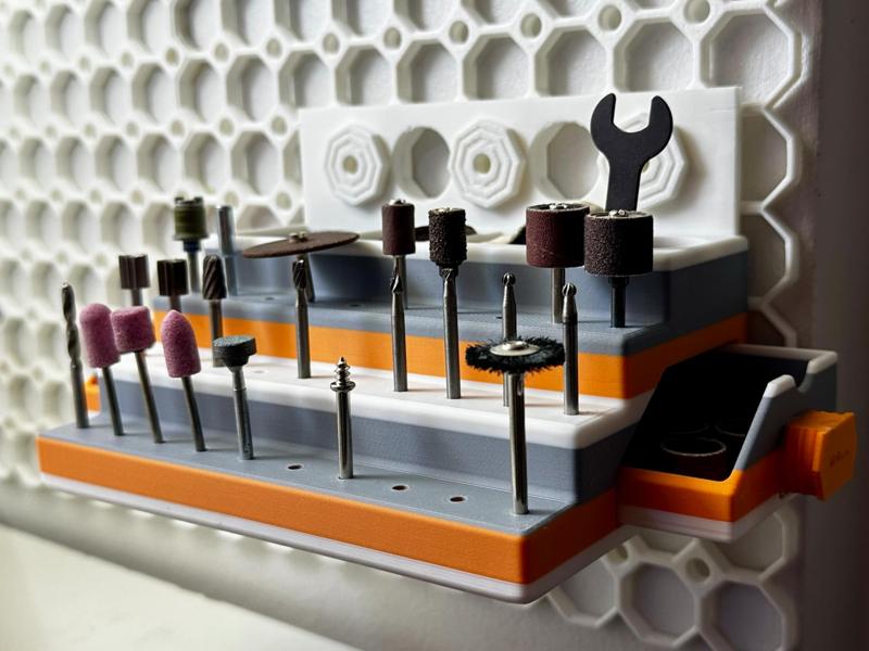 Dremel tools organizer / holder for multiboard