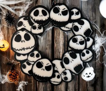 Jack Skellington Halloween wreath(No AMS)