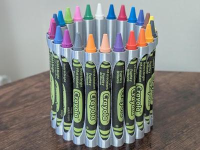 Pen and Crayon Holder
