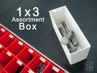 Assortment system box 1x3