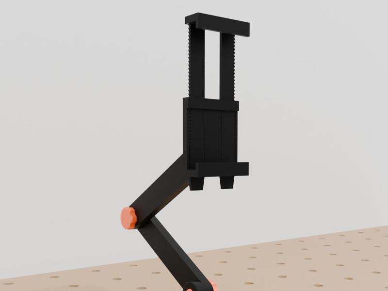 Arm compatible with festool work bench