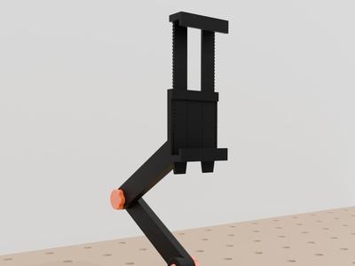 Arm compatible with festool work bench