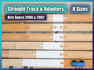 BRIO Straight Tracks