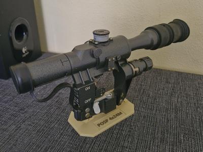 soviet optic and scope display