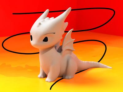Dragon Baby Toothless Little Wing cute 10cm