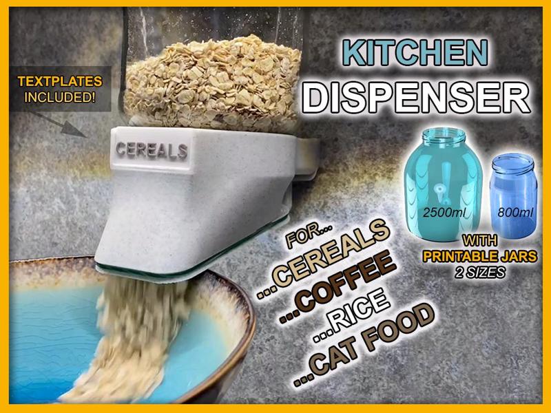 Kitchen Dispenser for Jars (included!)