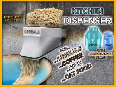 Kitchen Dispenser for Jars (included!)