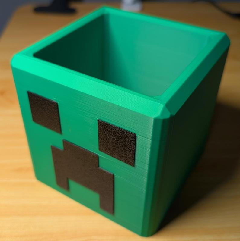 Minecraft Creeper Pencil Holder