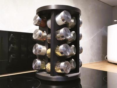 Kitchen spice organizer (rotatable)