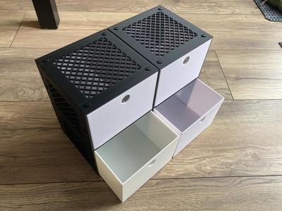 Modular Drawer System without Gridfinity