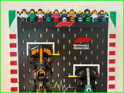 F1 Minifigure Mount for Ikea SKÅDIS