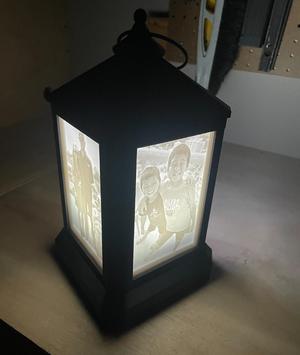 Lithopane Lantern - No AMS, Fits A1 Mini
