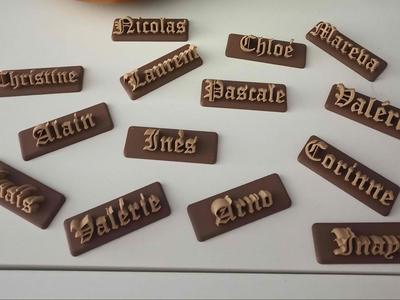 Name Tag - Editable place cards (fusion 360 file)