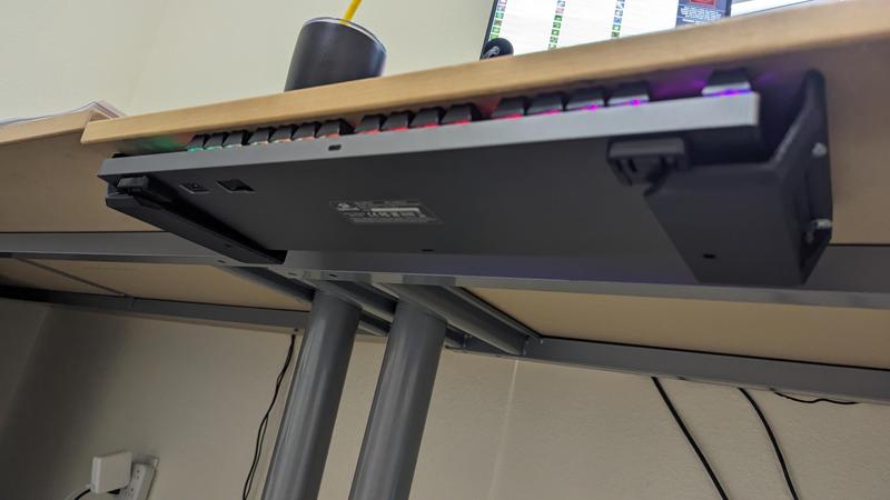 Keyboard Under-Desk Holder for Mechanical/Large Keyboards