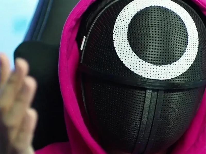 Soldier's Mask from Squid Game