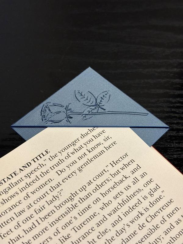 Corner Bookmark (Rose)
