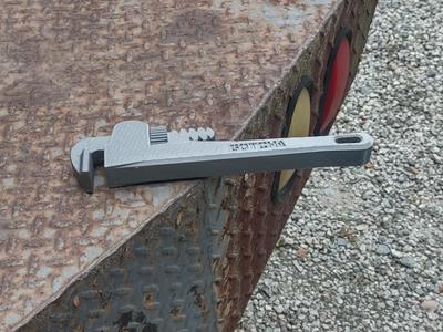 "Gotcha" brand Bumper Pipe Wrench, magnetic PRANK