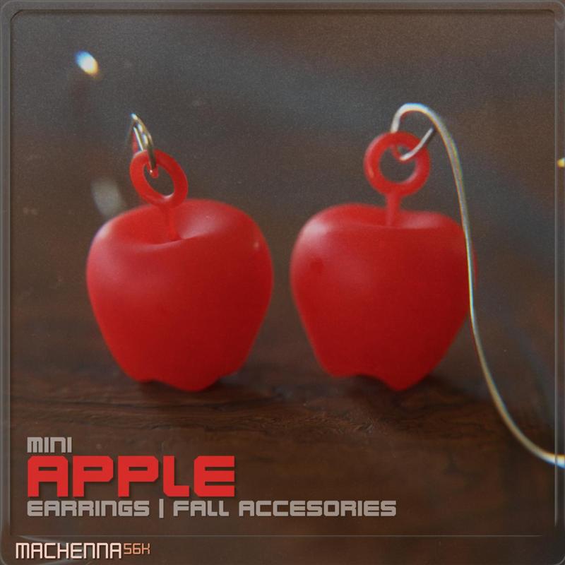 Mini Apple Earrings | Fall Accessories