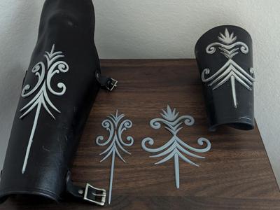 Gladiator Maximus Bracer and Greaves Armor Designs