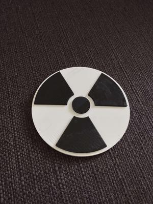 Radiation Coaster (Coaster for Drinks) - Radiation Hazard Bundle