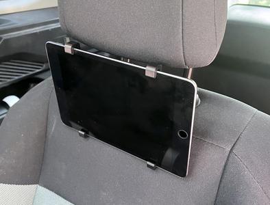 Parametric tablet headrest holder