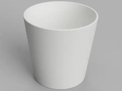 Planter Tapered Minimalist 4"/10cm self-watering