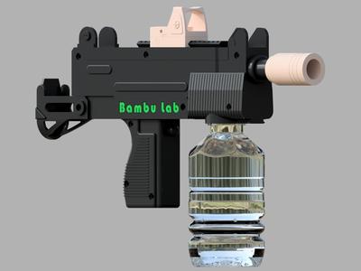 Electric  Water Gun  Toy - UZI（3.7v）