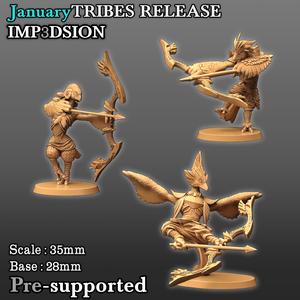Ranger birdmen 3 miniatures