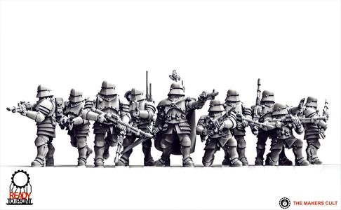 Feudal Guard - Laser Gun Squad