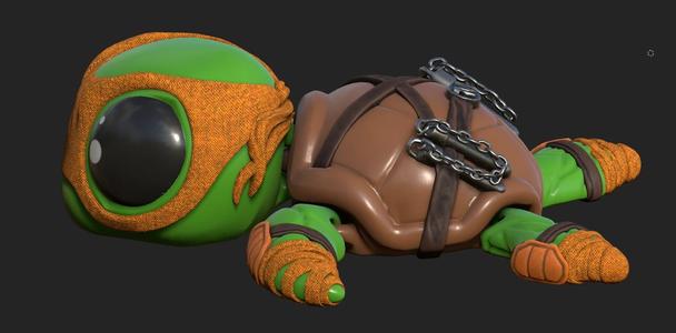 Super Turtle Michaelangelo