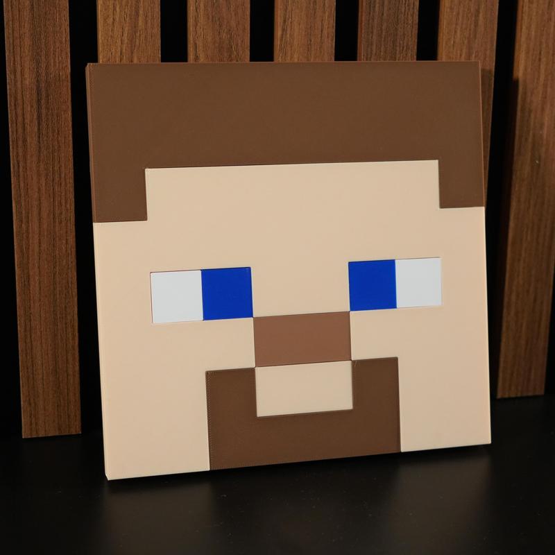 Steve Minecraft wall version