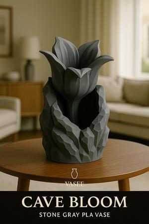 Petal-shaped vase art organizer for floral charm
