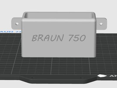 BRAUN 750 Wall Box Holder