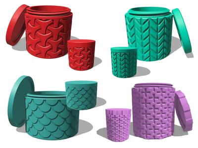 Textured Jars