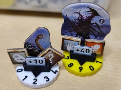 Monster standee for gloomhaven with life counter