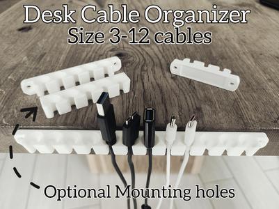 Desk Cable Organizer - Simple efficient