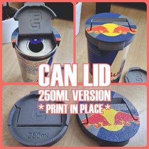 Can lid -RED BULL 250ML- PRINT IN PLACE